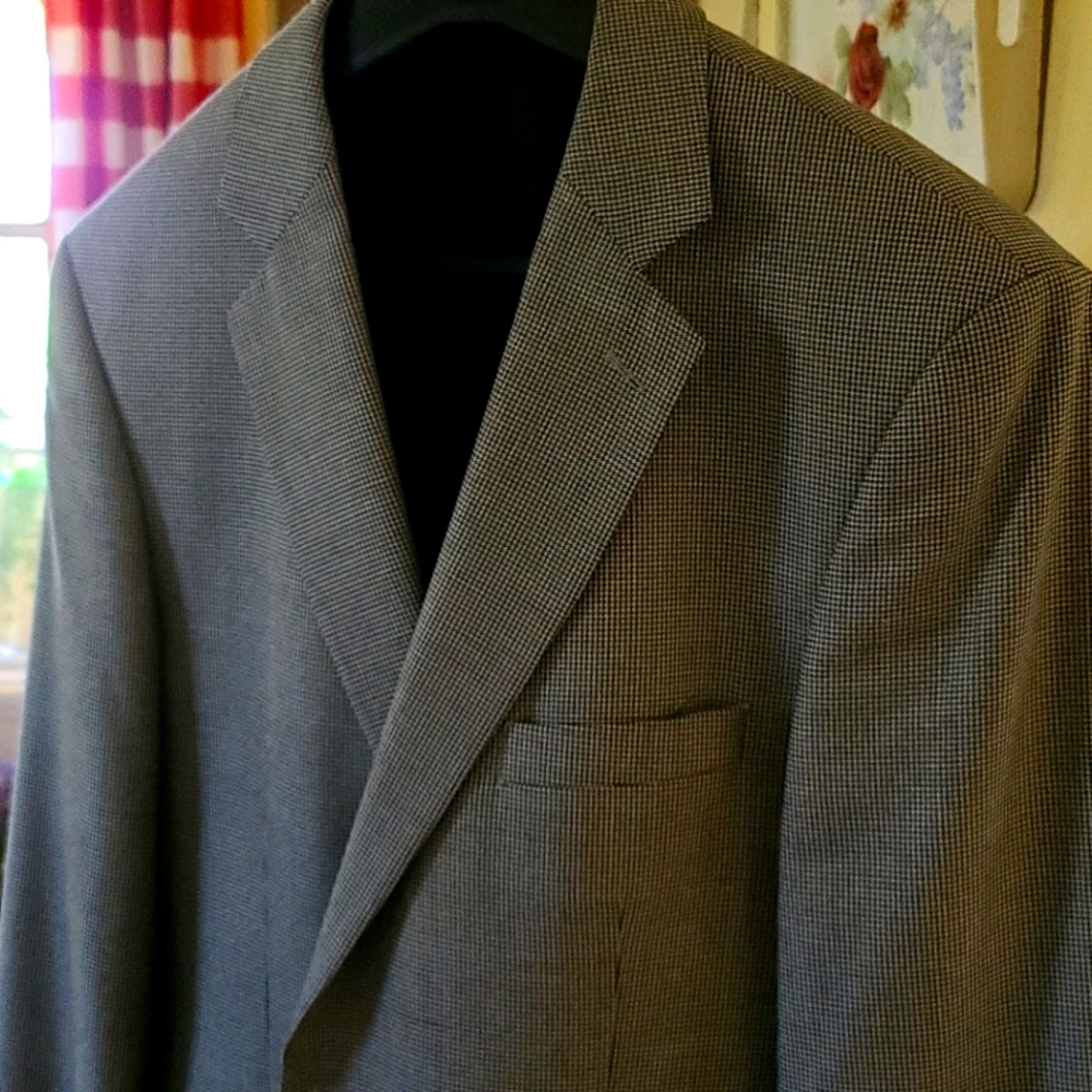 Men's houndstooth blazer